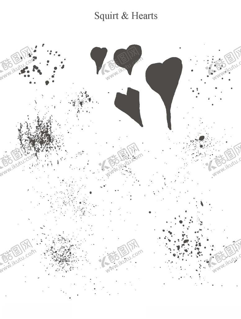 编号：97523209291848524287【酷图网】源文件下载-墨迹几何图形