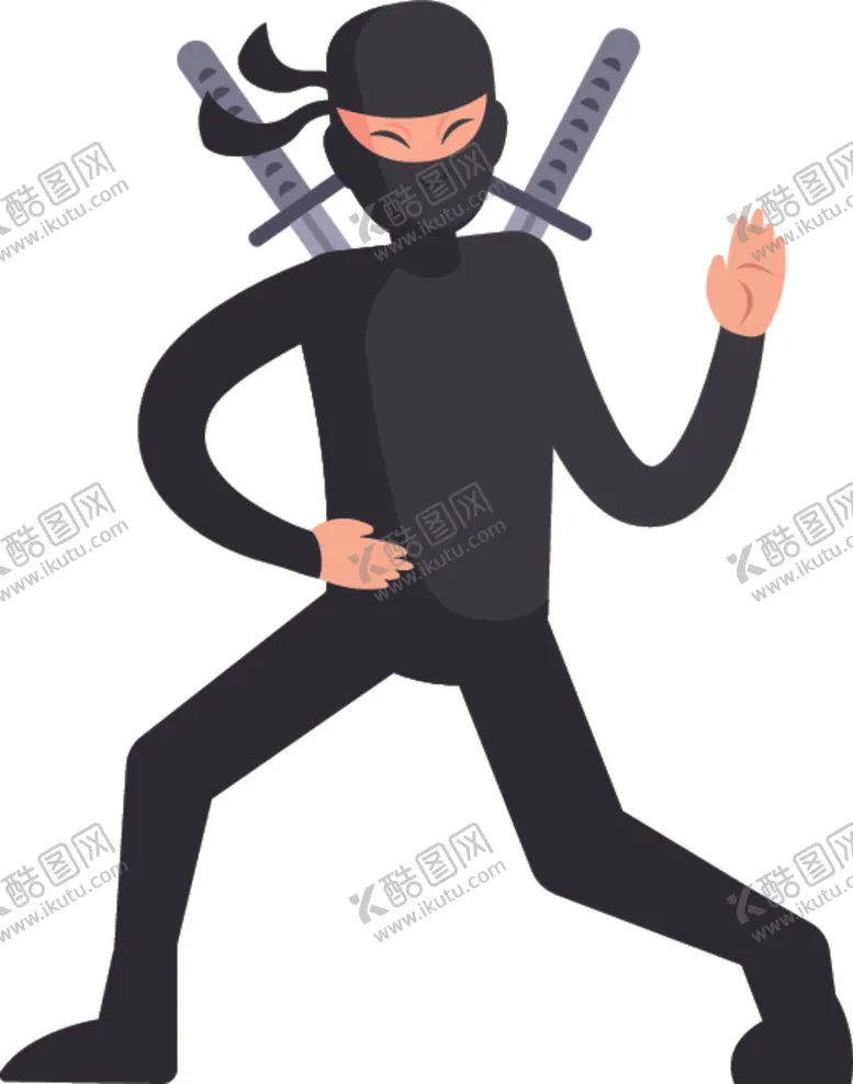 编号：80323804190230343203【酷图网】源文件下载-卡通忍者