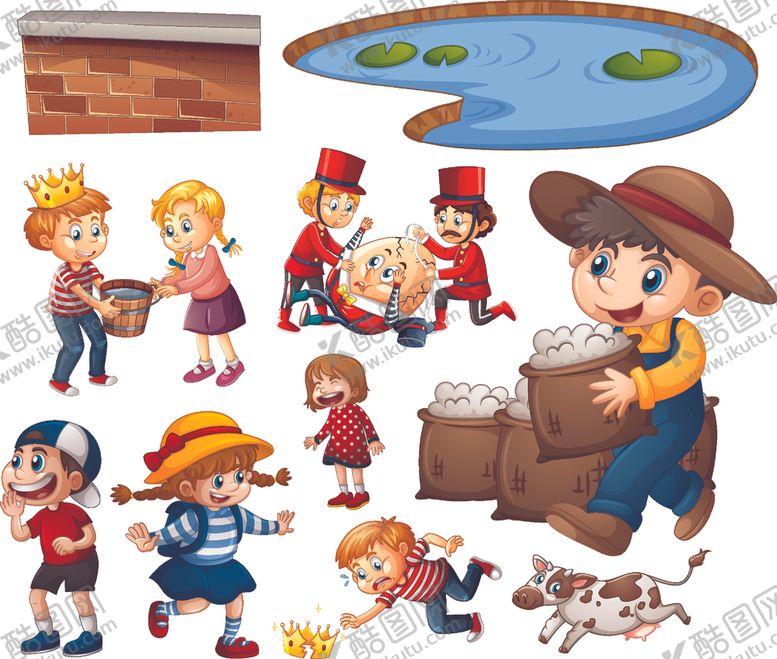 编号：24519710020949465876【酷图网】源文件下载-卡通农场儿童