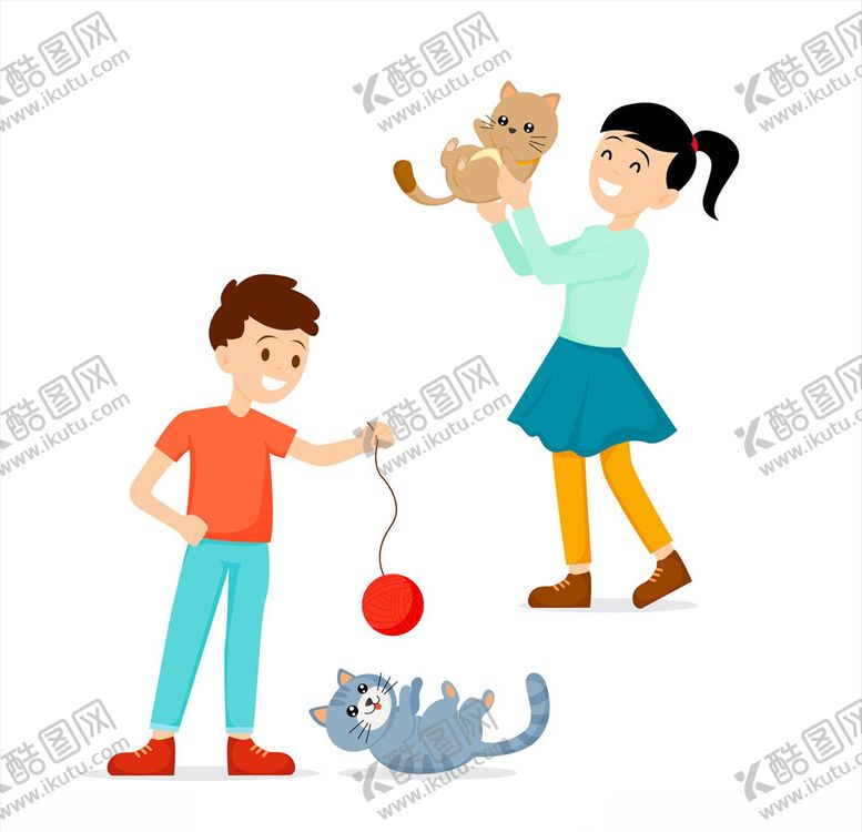 编号：89896910021919397175【酷图网】源文件下载-矢量可爱宠物