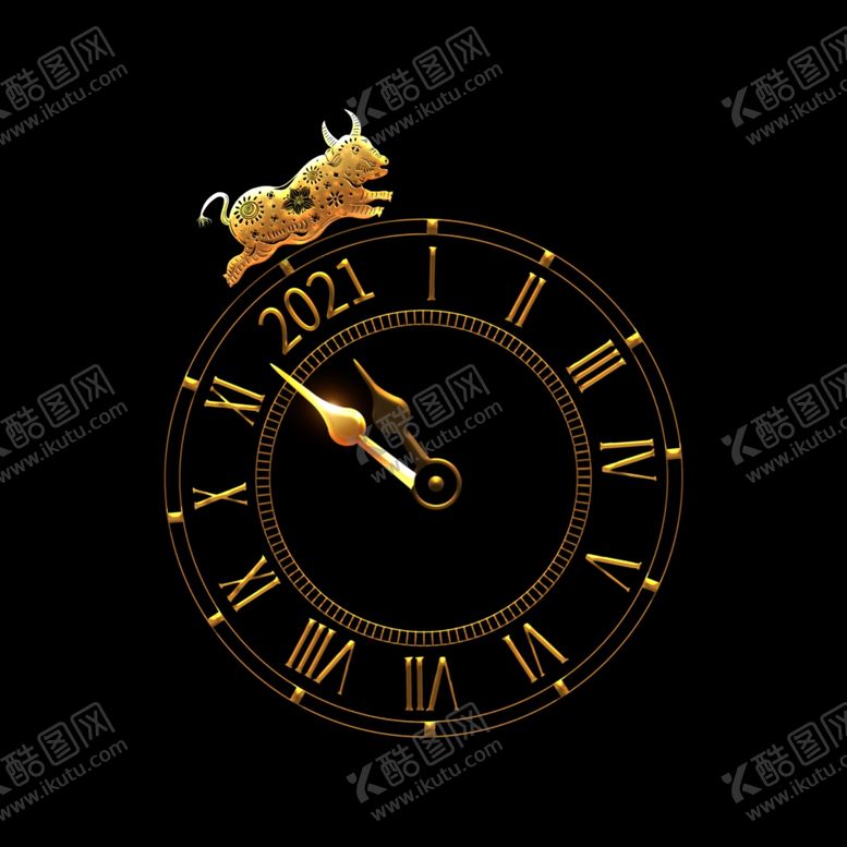 编号：73561705040055143886【酷图网】源文件下载-2021新年跨年倒计时钟