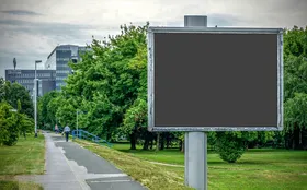 户外广告牌样机海报效果海报设计招关高