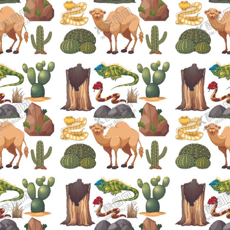 编号：55221209261517298146【酷图网】源文件下载-卡通印花图案