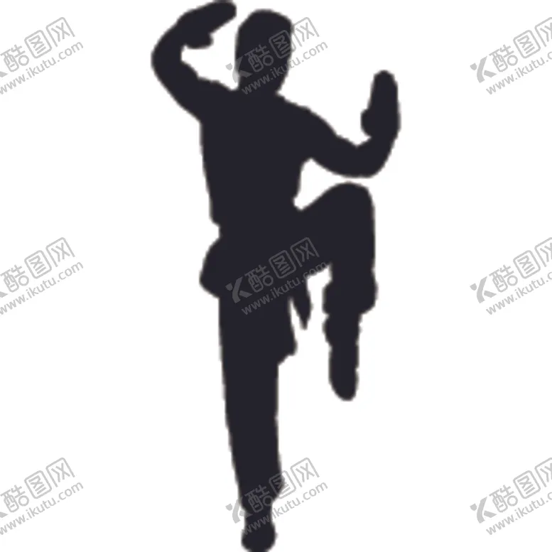 编号：77642604121857255245【酷图网】源文件下载-武术格斗剪影