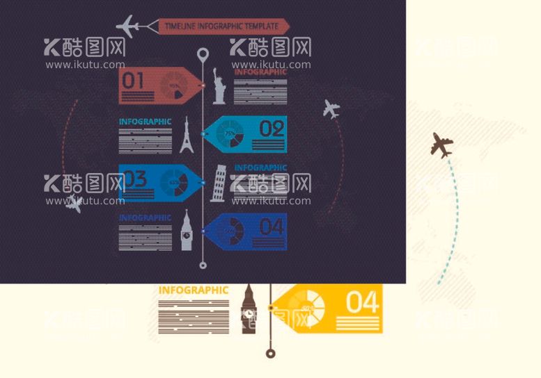 编号：12986212030604175385【酷图网】源文件下载-旅行海报流程图