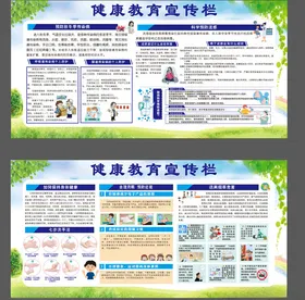 健康教育宣传展板