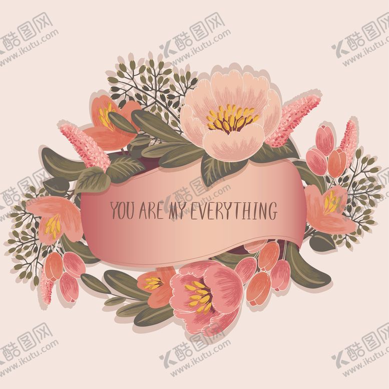 编号：58172410190313543886【酷图网】源文件下载-精美花朵创意背景