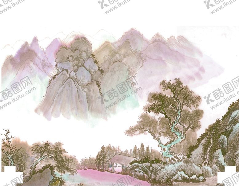 编号：57960509252207493463【酷图网】源文件下载-中国风山水水墨画