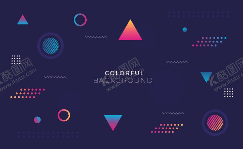 编号：77142710290126198784【酷图网】源文件下载-几何色块背景