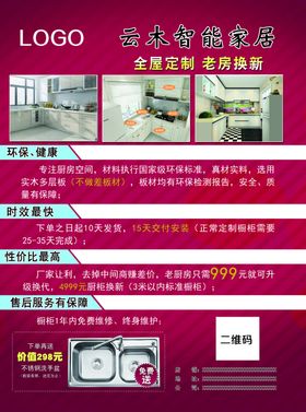橱柜宣传单页