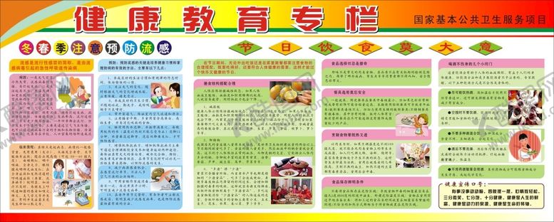 编号：23419902051345209907【酷图网】源文件下载-健康教育宣传栏