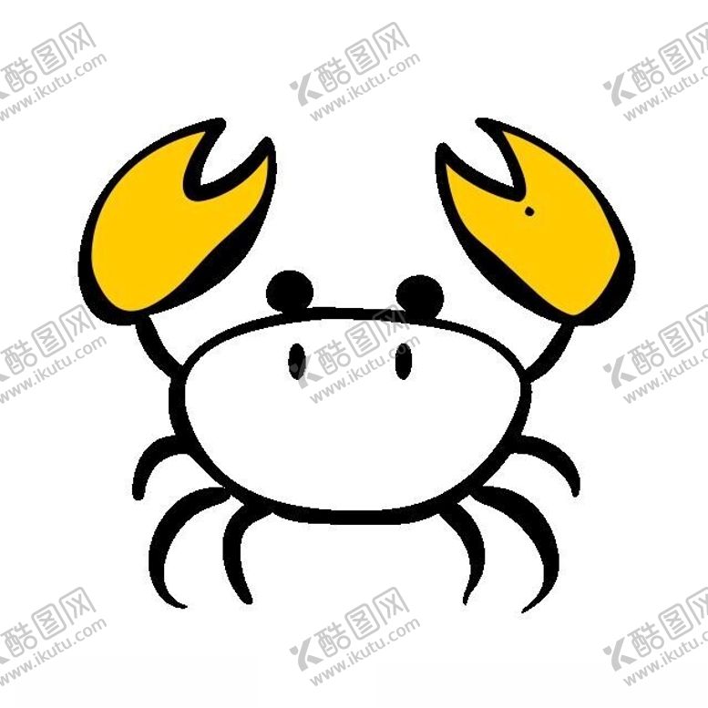 编号：14859001310830568067【酷图网】源文件下载-螃蟹的涂鸦