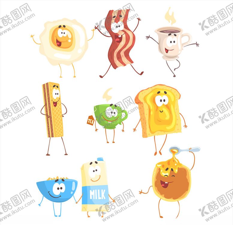 编号：93929907121602083342【酷图网】源文件下载-插画美食