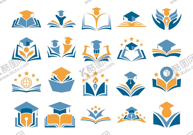编号：80702204062345214669【酷图网】源文件下载-教育logo