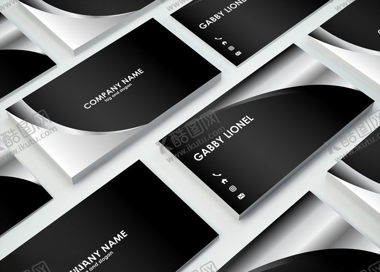 编号：57667809110955201866【酷图网】源文件下载-矢量名片模板