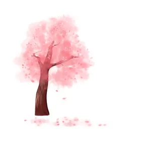 樱花装饰素材