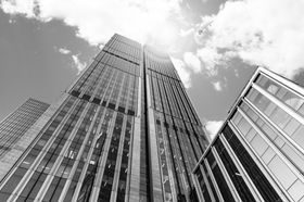 商务城市背景