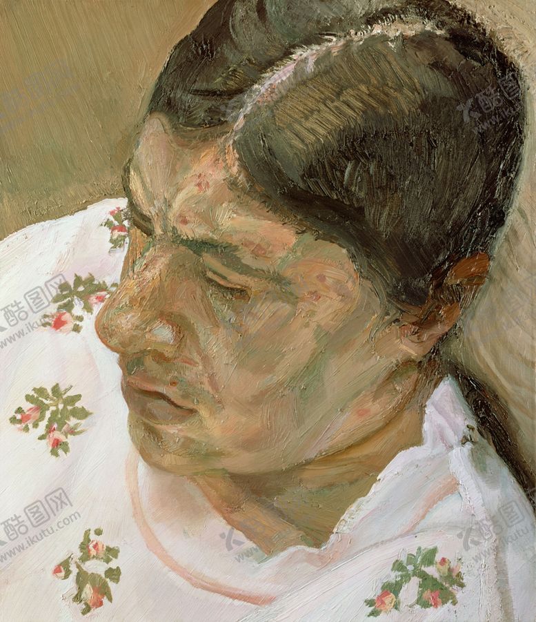 编号：44946410290157551150【酷图网】源文件下载-弗洛伊德抽象人物绘画