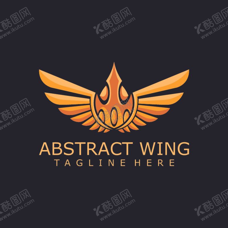编号：46359407070739102137【酷图网】源文件下载-翅膀logo