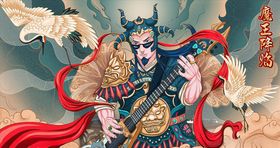 牛年国潮插画