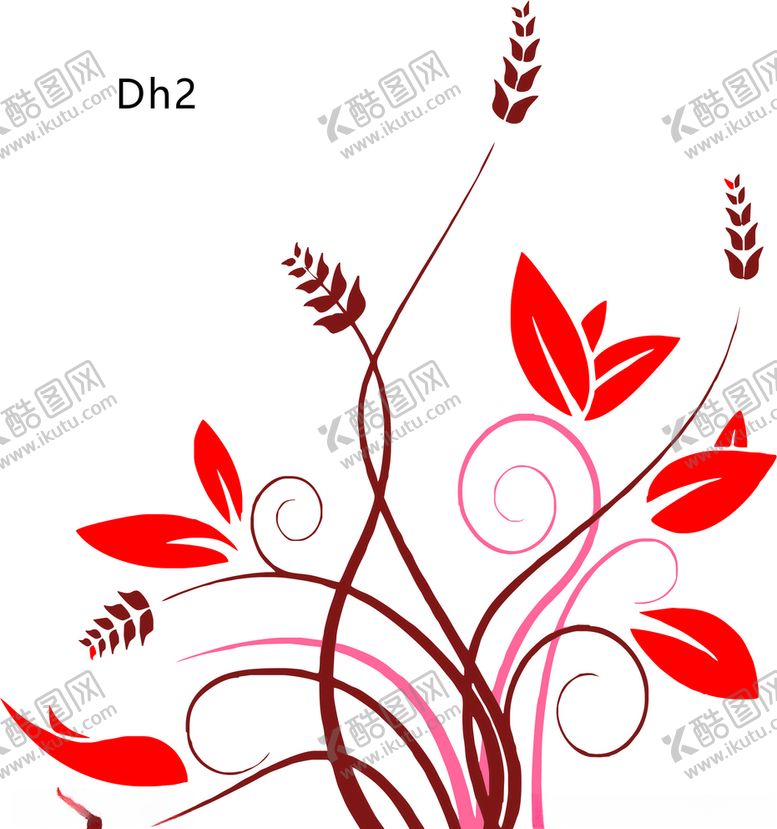 编号：93552410180915595579【酷图网】源文件下载-单花矢量图硅藻泥