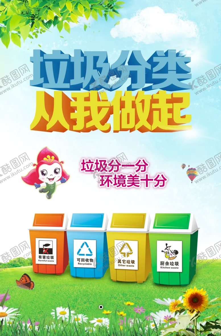 编号：72317105060533179943【酷图网】源文件下载-垃圾分类