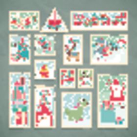 圣诞主题精美邮票图案集