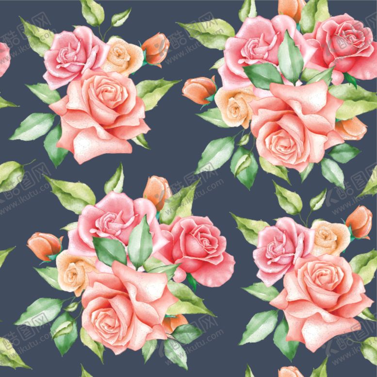 编号：94109810150515371430【酷图网】源文件下载-花朵无缝花纹