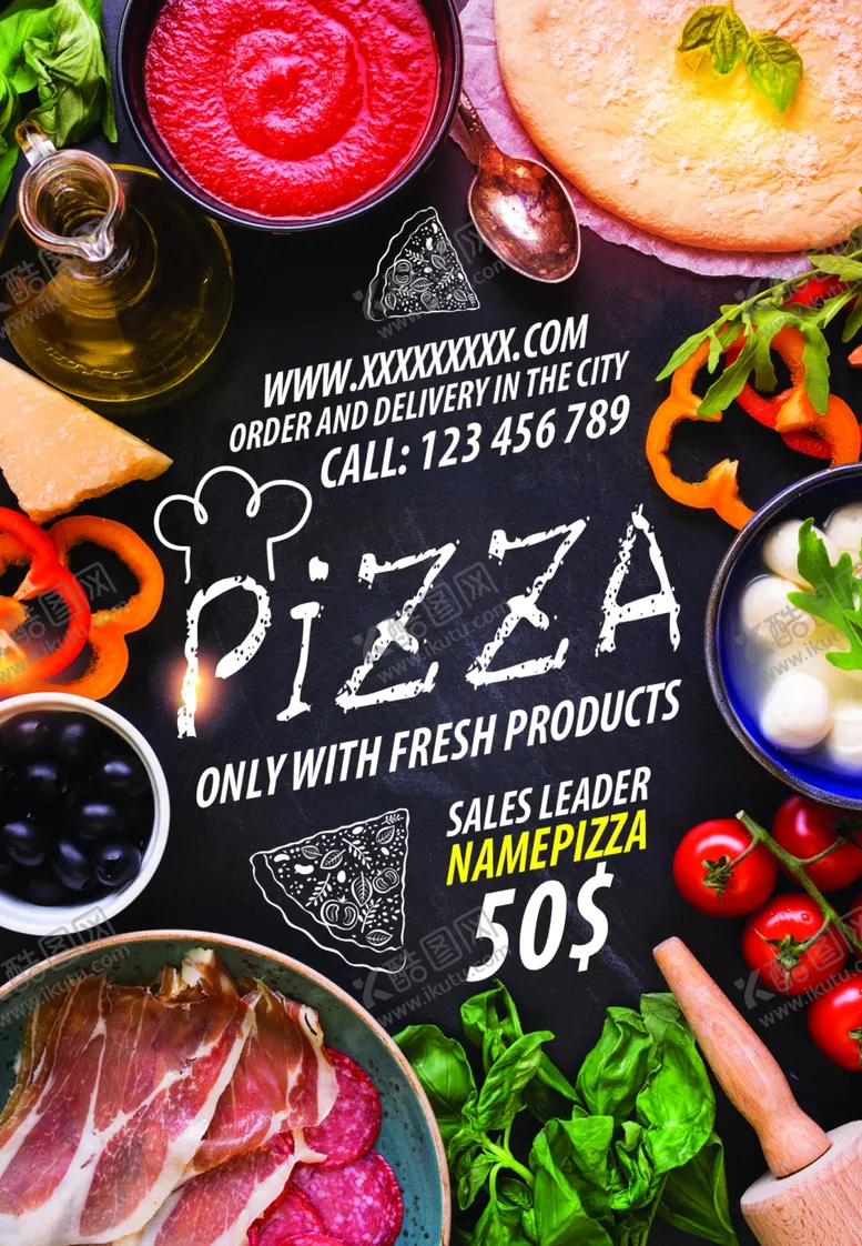 编号：62913409100041558010【酷图网】源文件下载-美食海报