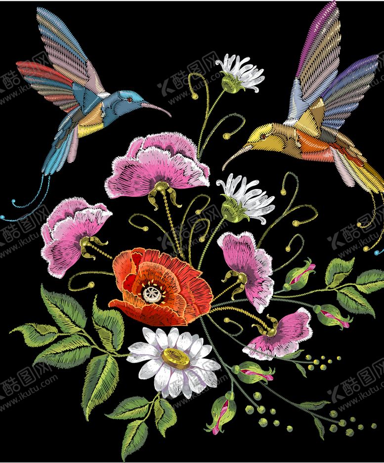 编号：61940310060228137485【酷图网】源文件下载-绣花