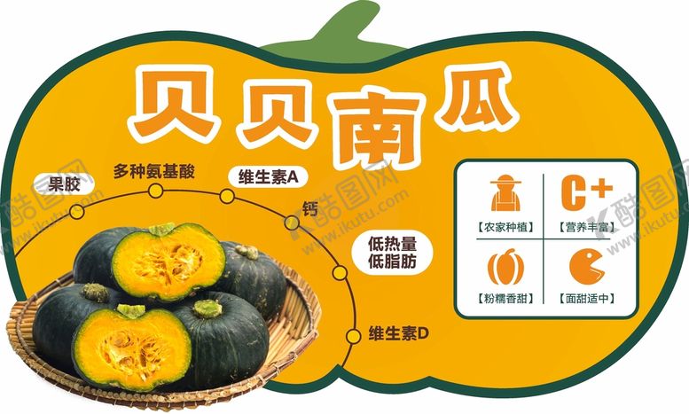 编号：66377810200024537645【酷图网】源文件下载-贝贝南瓜异形文宣