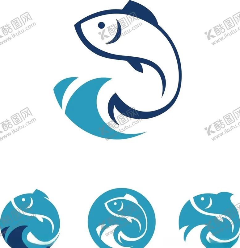 编号：78387606170143227496【酷图网】源文件下载-鱼标志