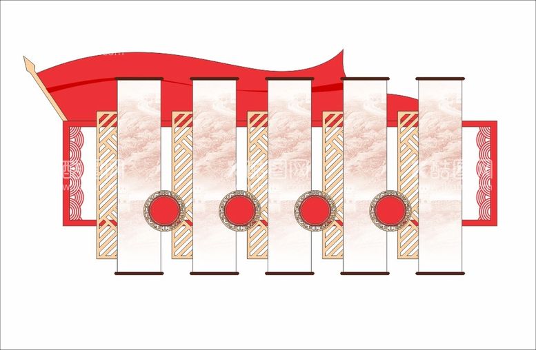 编号：59959411081424348648【酷图网】源文件下载-党建文化墙