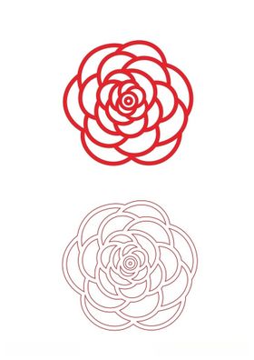 玫瑰花型