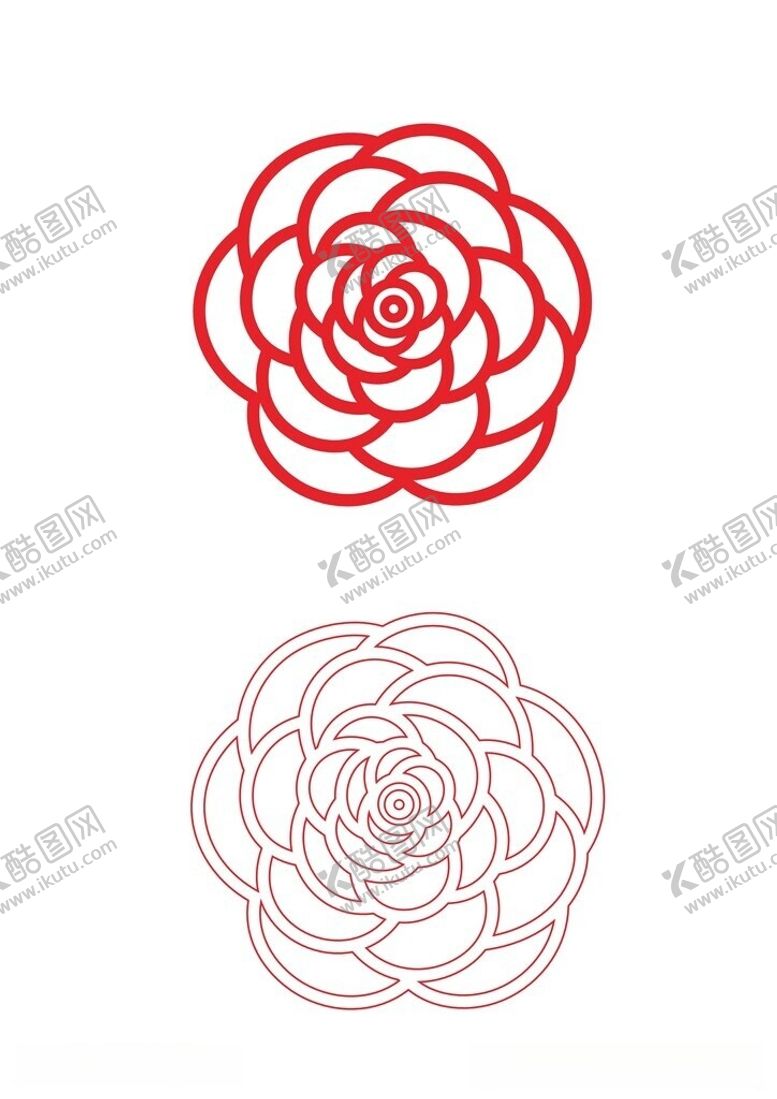 编号：11743306111513281444【酷图网】源文件下载-玫瑰花型