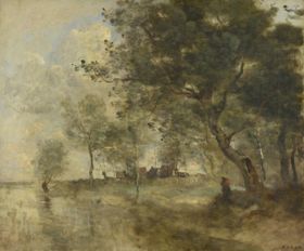 复古风景油画