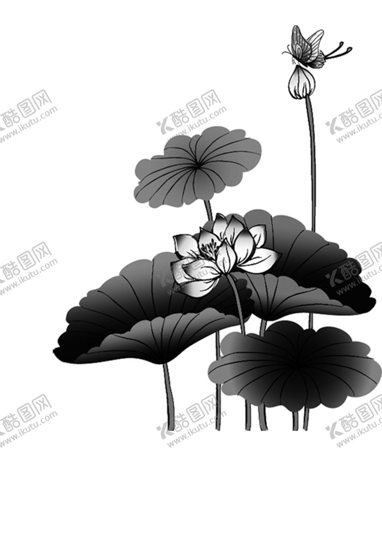 编号：22700506270953377991【酷图网】源文件下载-水墨荷花粉色荷花荷花意境