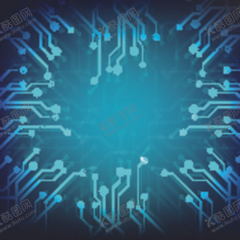 编号：44225009240121423433【酷图网】源文件下载-蓝色科技背景