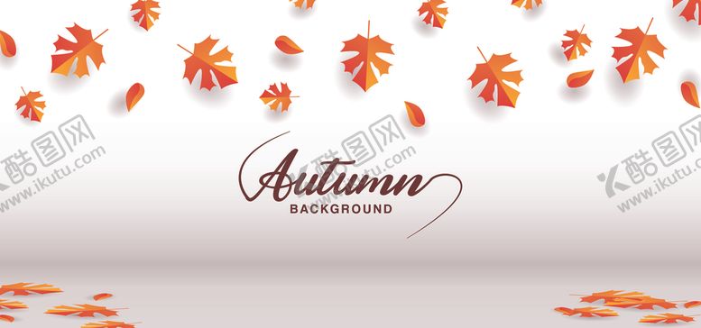 编号：88127410050721164940【酷图网】源文件下载-秋天枫叶背景