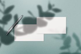 阴影单页展示效果样机