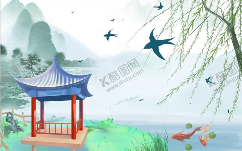 编号：61470310030955344539【酷图网】源文件下载-山水画