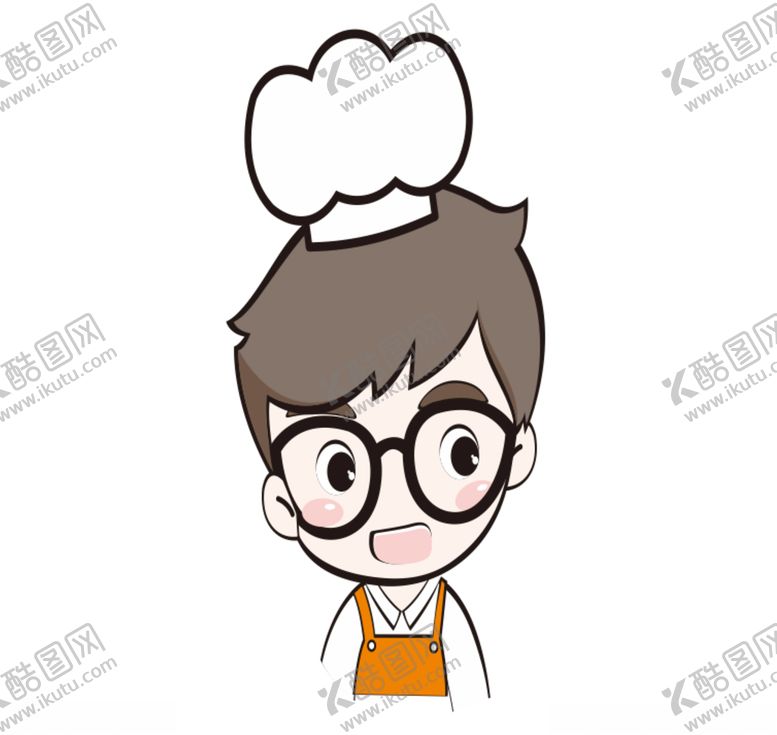 编号：94403907060924131262【酷图网】源文件下载-卡通厨师小男孩