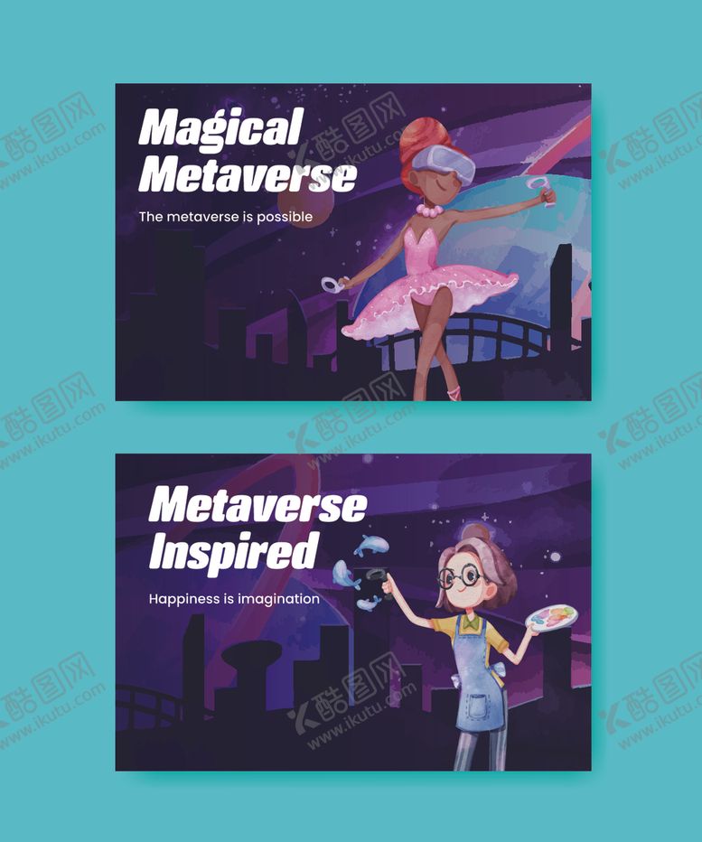 编号：36581704031853364163【酷图网】源文件下载-多样卡通人物场景插画图片