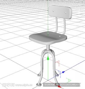 C4D模型椅子