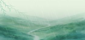 春天春季谷雨清明谷雨背景