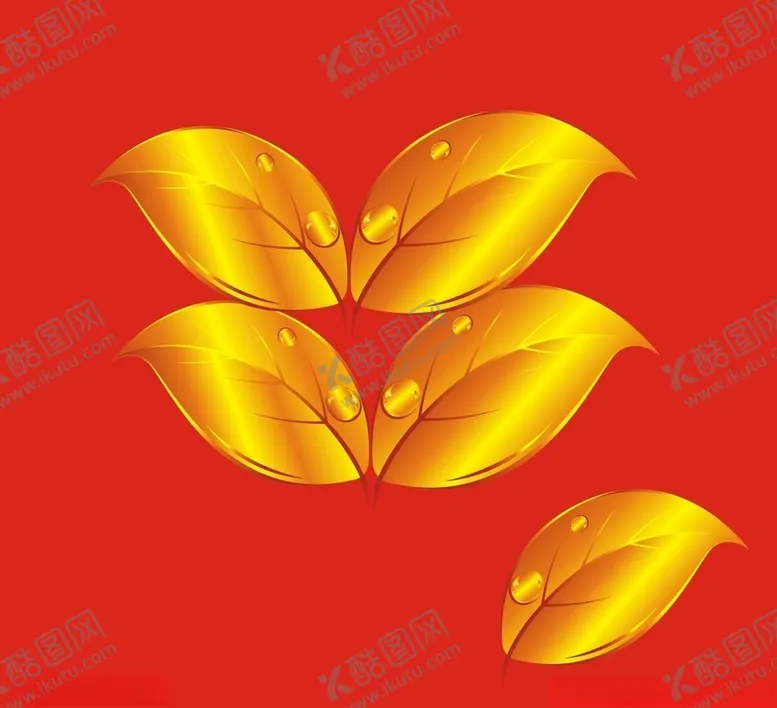 编号：64260510171831562467【酷图网】源文件下载-树叶金色树叶