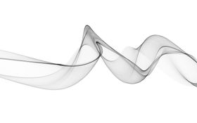 烟雾彩色线条新中式