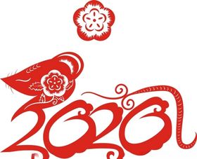 鼠年logo