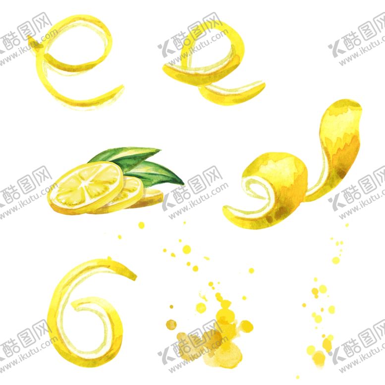 编号：98994606280859209482【酷图网】源文件下载-柠檬片柠檬条柠檬丝