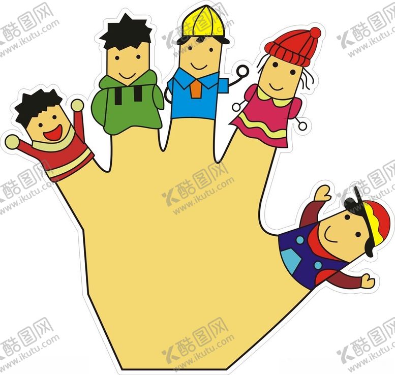 编号：99082302161254406504【酷图网】源文件下载-五指相争手指